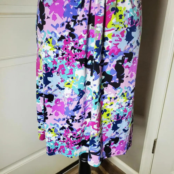 NWOT Boutique Multicolor Strapless Dress Women's Size S/M - Picture 3 of 12